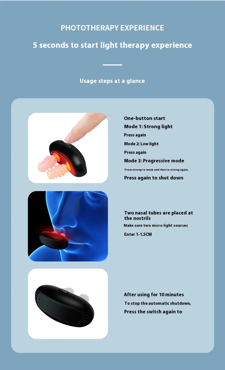 Infrared Nasal Relief Device